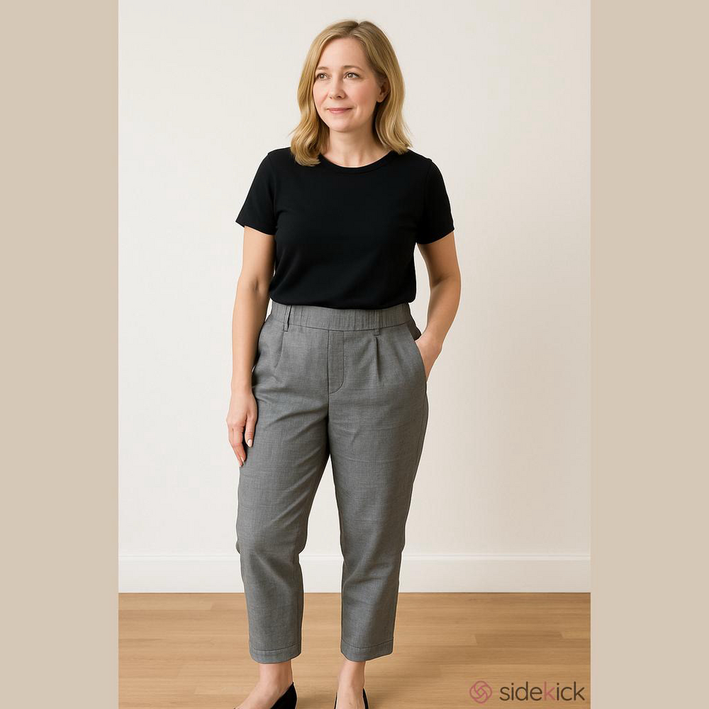 Twik Simons houndstooth pull on pants size medium